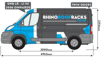 Boxer 2006 Onwards Rhino Roof Racks Bars